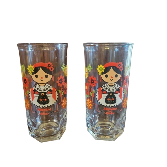 Other - Copy - Dona Maria mole juice jar glass 1970s vintage promotional juice jar glas…